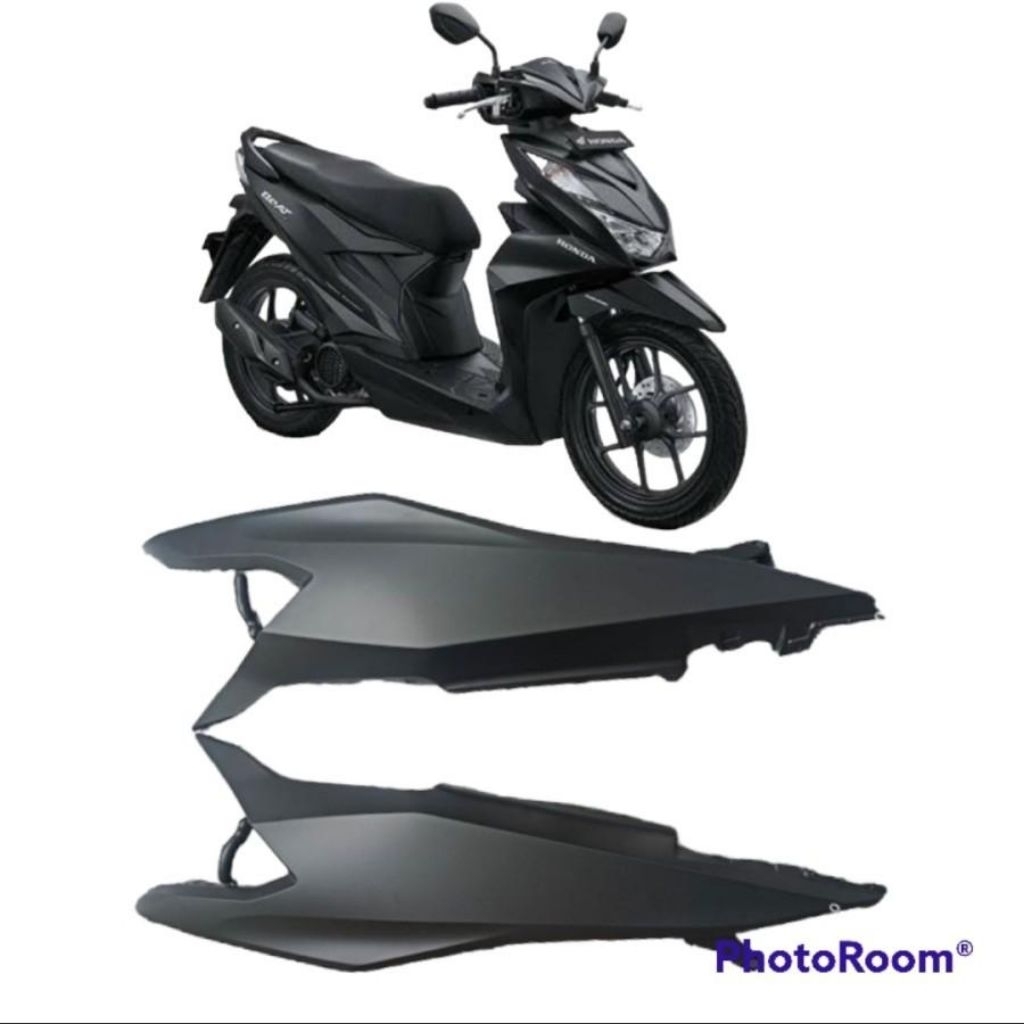 body halus beat all new led hitam doff 2020-2023 - body belakang