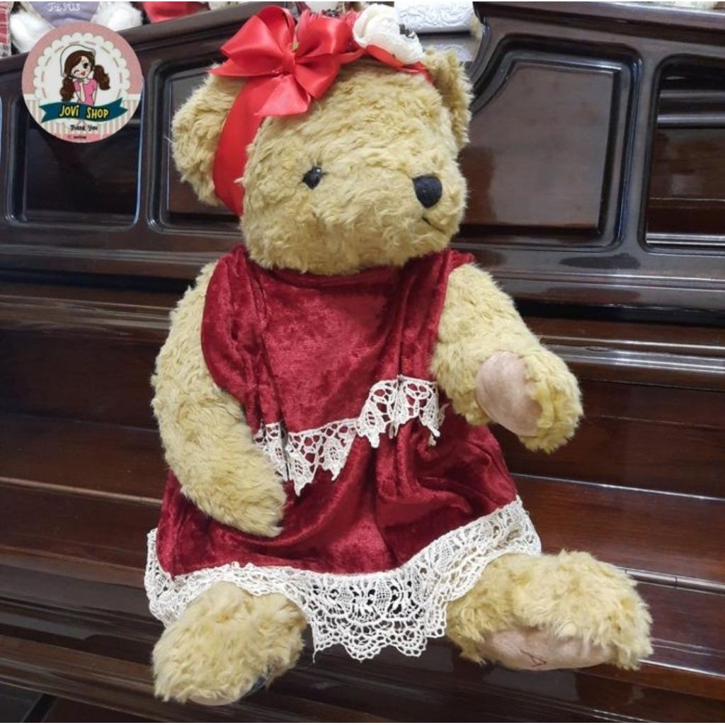 boneka teddy bear klasik vintage mohair the traditional bear