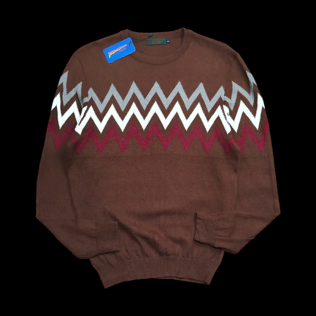 GlenHike Brown Pattern Knitwear