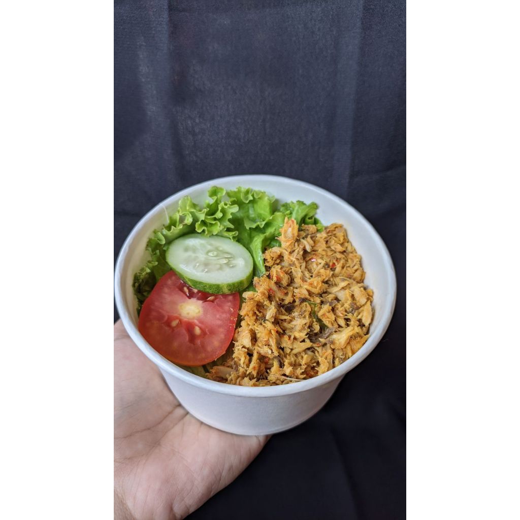

paket hemat nasi ikan tongkol suwir