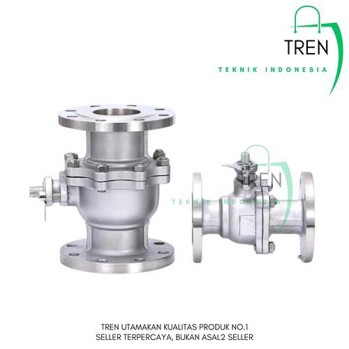 6" Ball Valve Stainless 316 Type Flange PN 16 Size 6 Inch