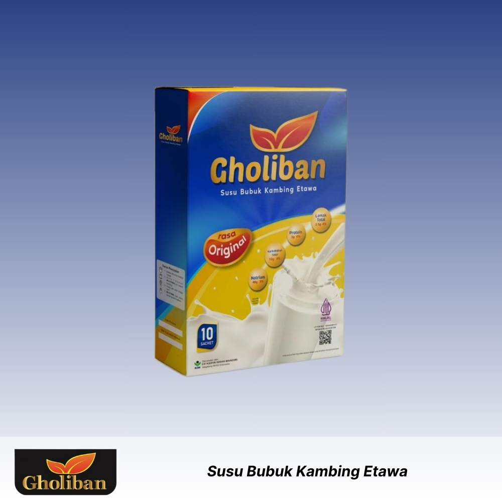 

GHOLIBAN - Susu Bubuk Kambing Etawa - 200gr