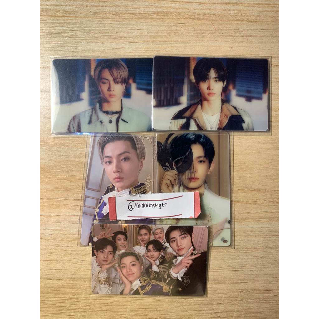 Photocard Enhypen Lenti Border Album Jay Sunghoon Heeseung