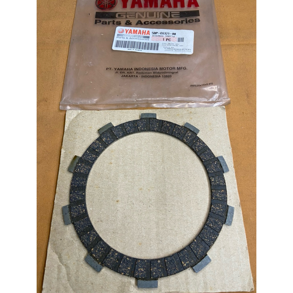 Plat Kopling Kampas Kopling Yamaha Scorpio 5BP-E6321-00 (Per 1Pcs) Original