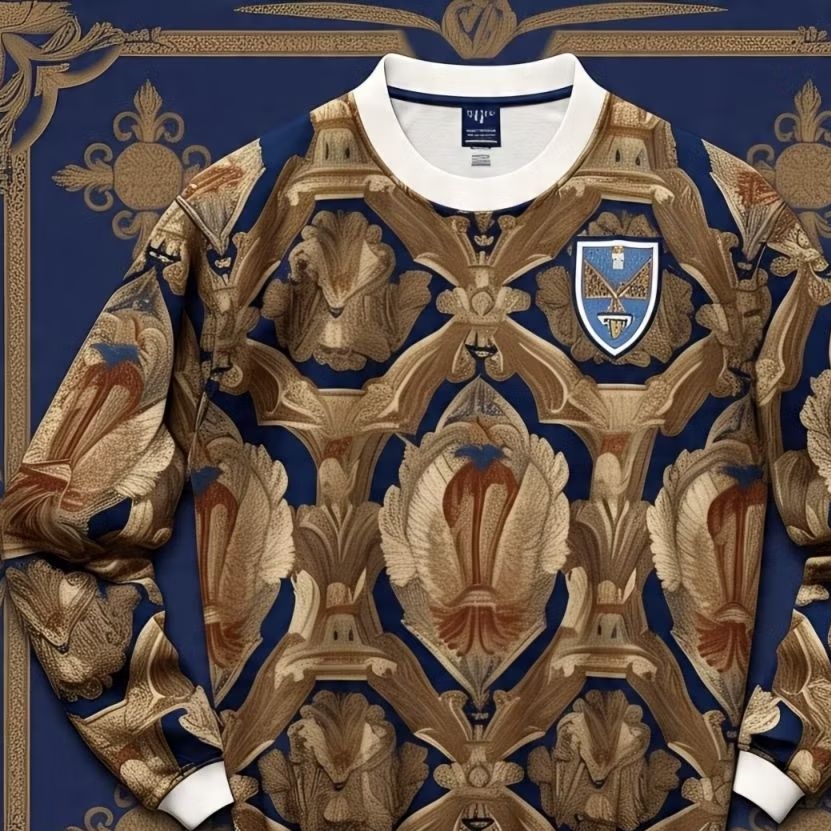 Jersey Fullprint Gaya Kerajaan Eropa – Motif Lukisan & Arsitektur Klasik Mewah Jersey drop 85