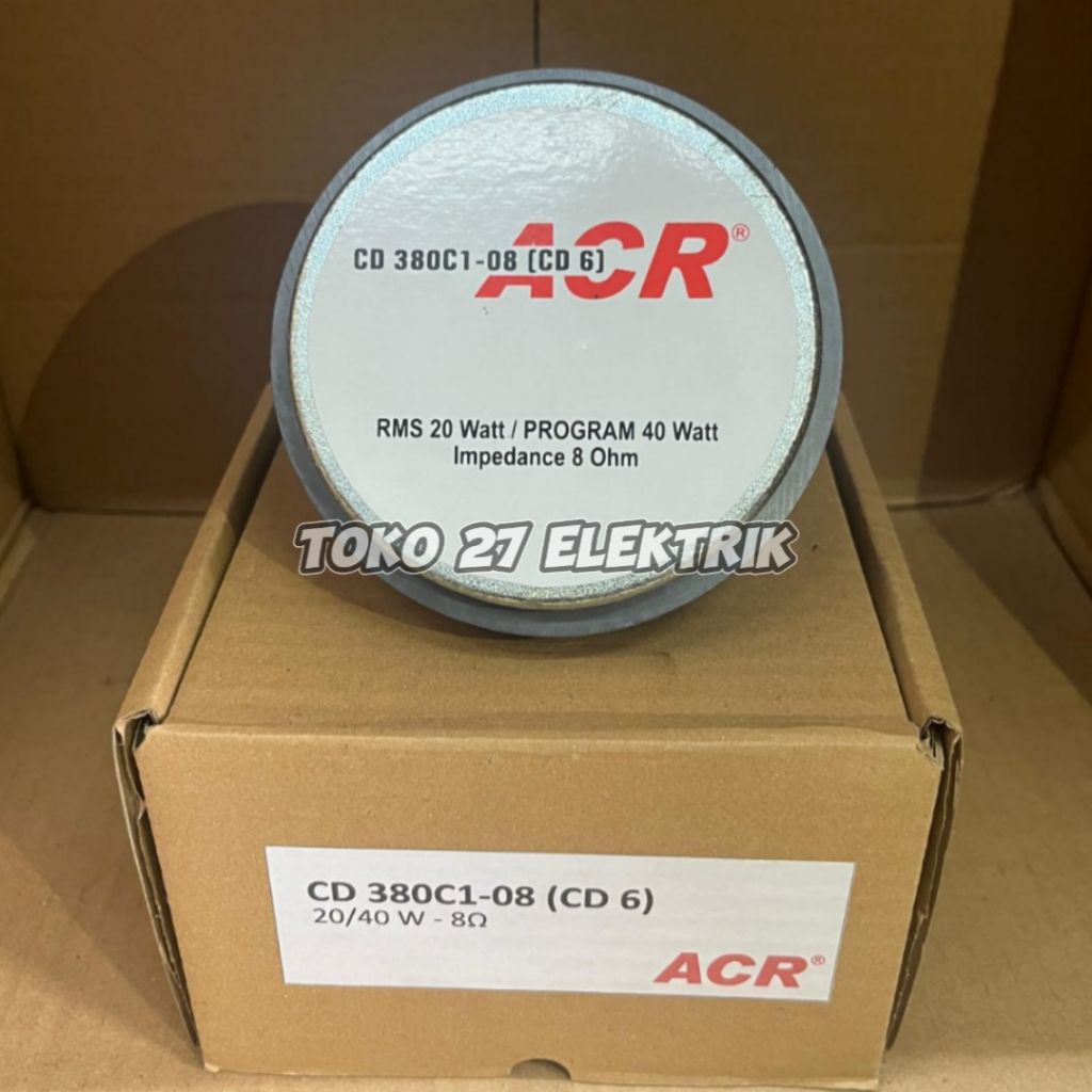 DRIVER TWEETER ACR CD 380C1-08 (CD-6)