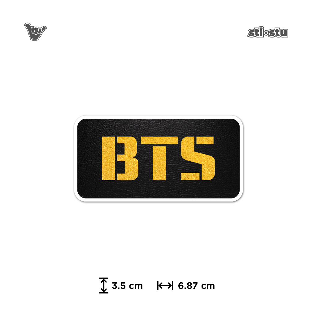 

Sticker BTS - Badge Black | Sticker Kpop | Sticker Band | Sticker Vinyl