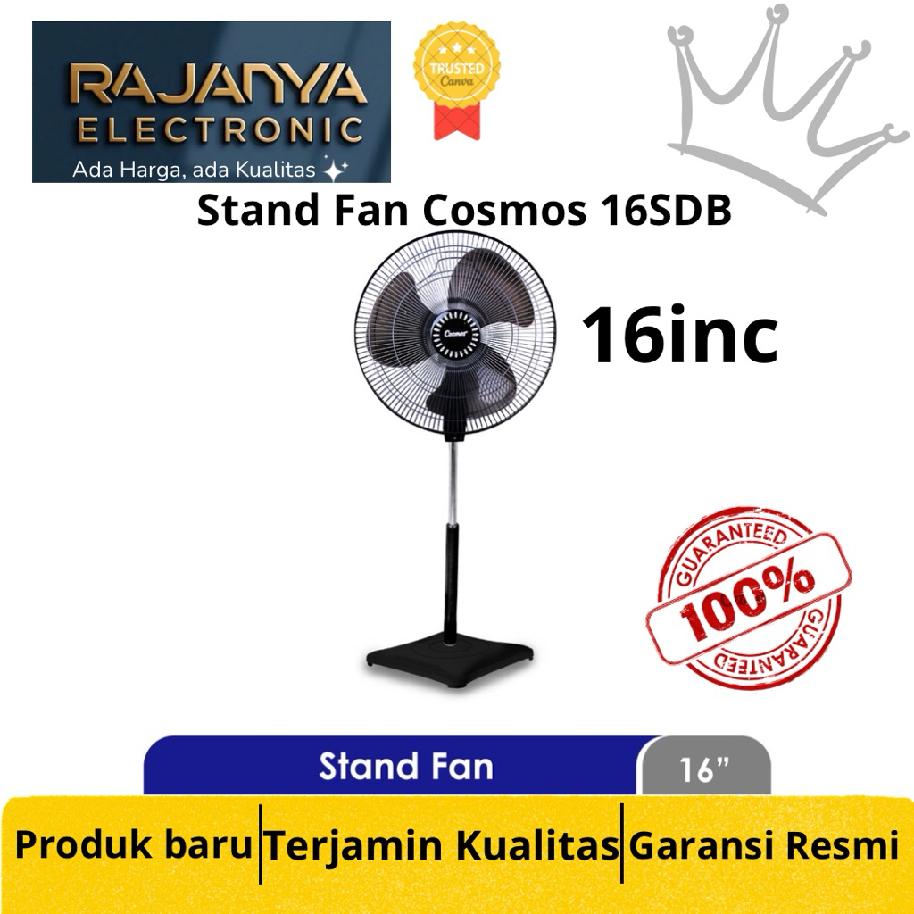 Kipas Angin Berdiri / Stand Fan Cosmos 16SDB/16inc