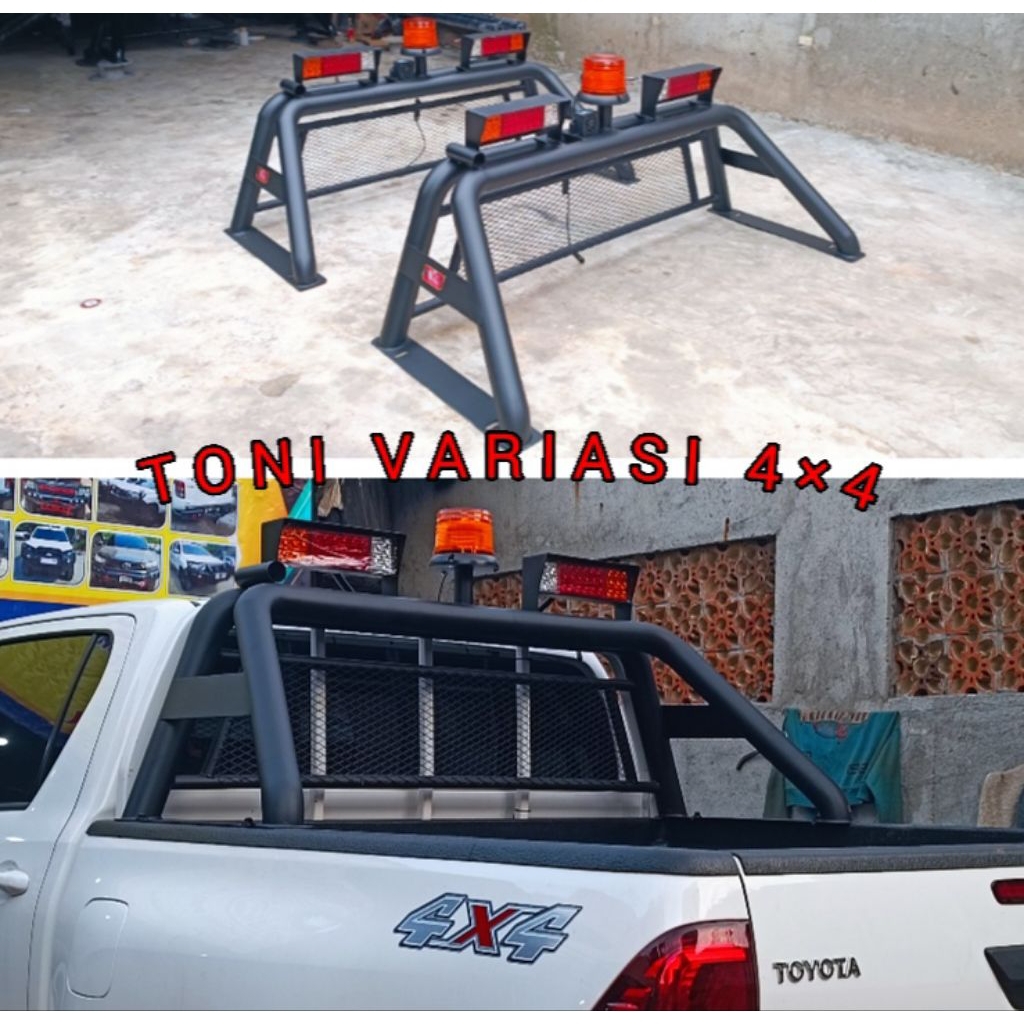 Rollbar Roll Bar Spek Tambang/Mining Double Cabin Hilux