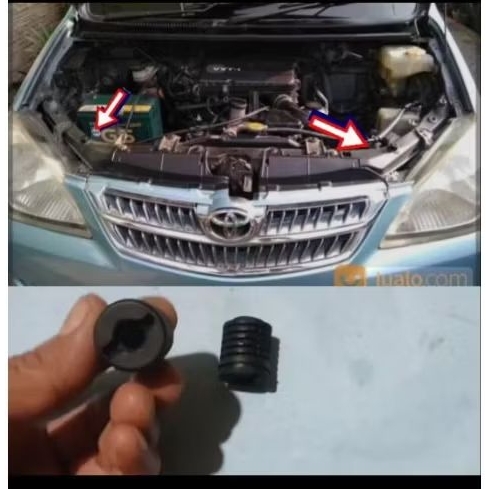 Karet bantalan ganjalan kap mesin depan origina Avanza xenia