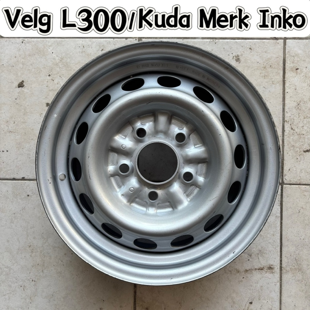 velg l300 original INKO ring 14 (harga perbiji) / peleg l300 diesel / velg kuda / pelak l300 ring 14