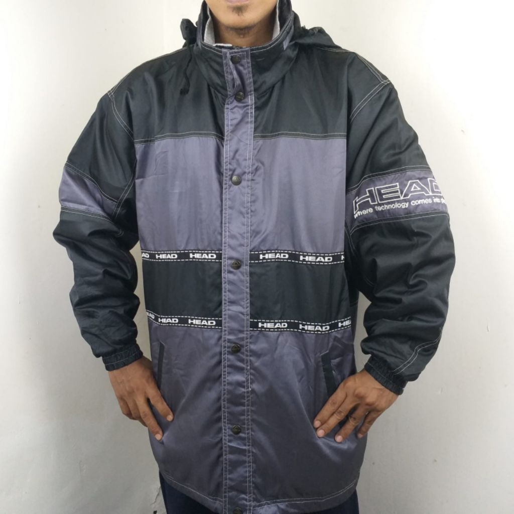 Jacket Vintage ColorBlock WindBreaker - Brand HEAD