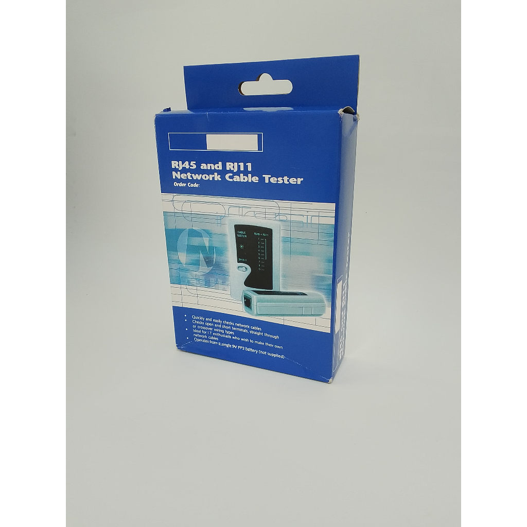 LAN TESTER RJ45 & RJ11 NETWORK CABLE TESTER