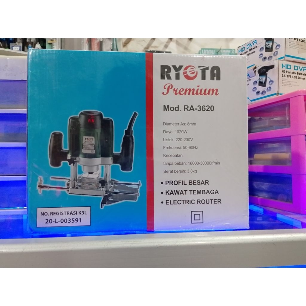 MESIN ROUTER 2 TANGAN RYOTA 3620
