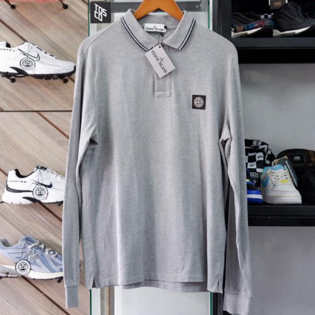 POLO LONG SLEEVE POLO GREY