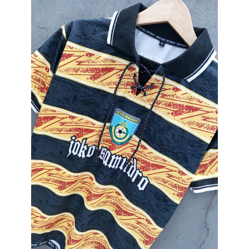 Jersey Retro GRESIK UNITED Jersey Suporter Vintage Joko Samudro