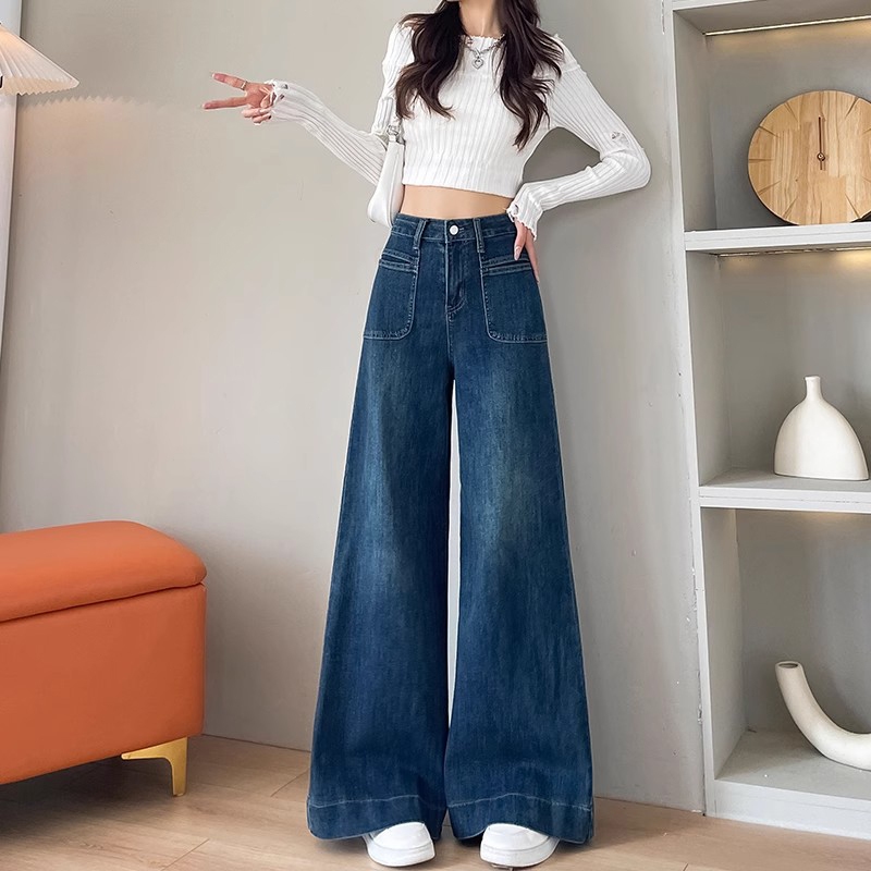 ZEGNEER 1532 Celana Panjang Wanita Celana jeans wanita trend Celana jeans gombrong wanita Premium Hi