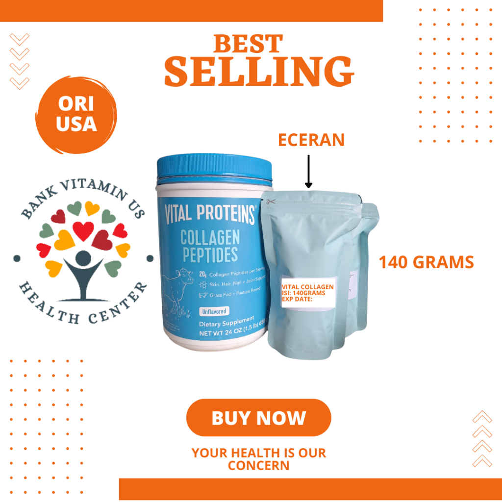 Vital Protein Collagen Peptides Repack / Collagen Peptides Kesehatan Kulit Kuku Sendi