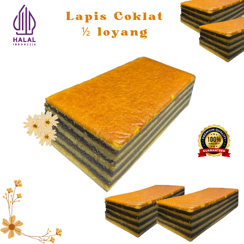 

kue lapis legit coklat susu keju 8x17 x 4 kue lapis coklat susu keju wisman 100% halal