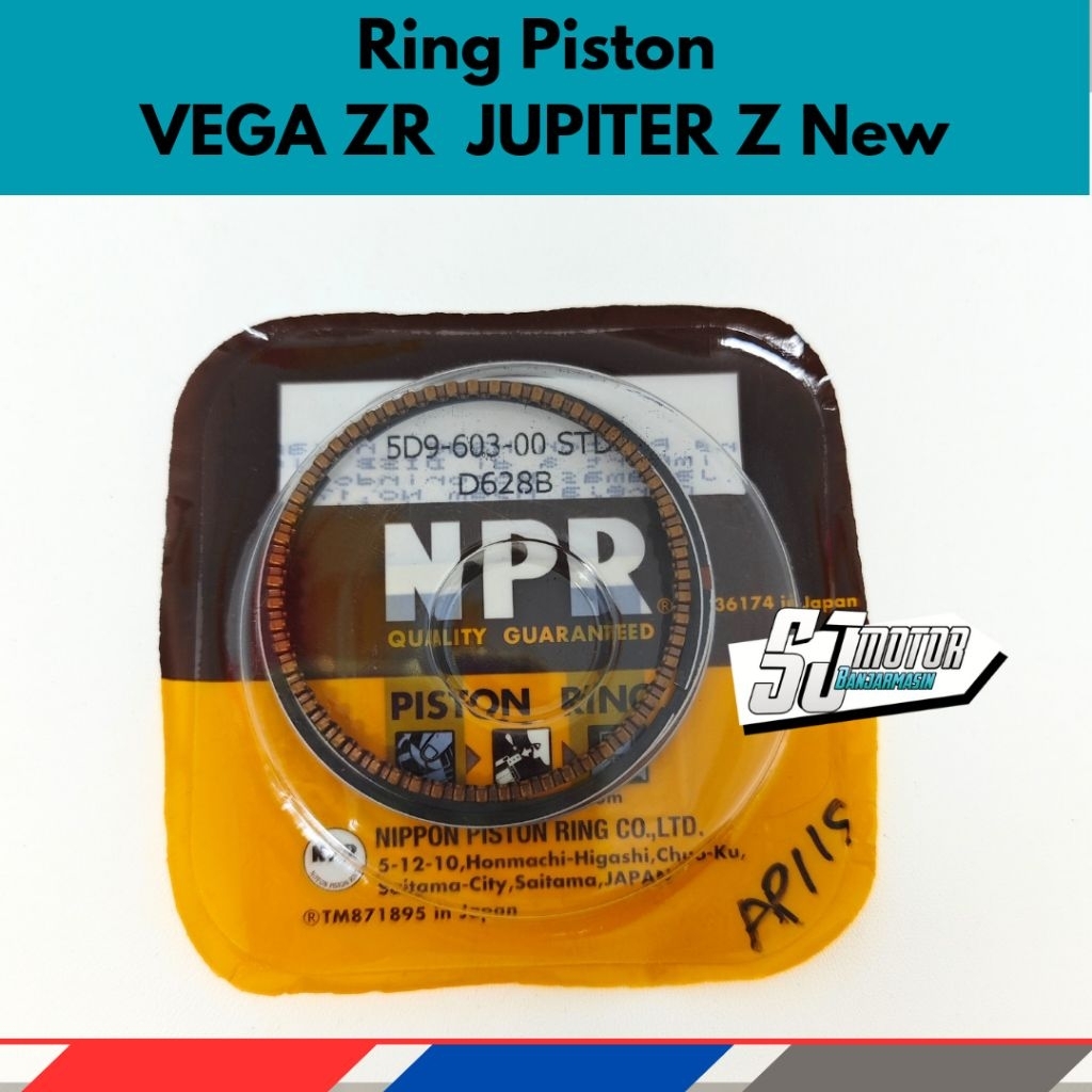 Ring Seher Piston Set NPR (5D9) Vega ZR RR Jupiter Z New 115 Jupiter Z Robot