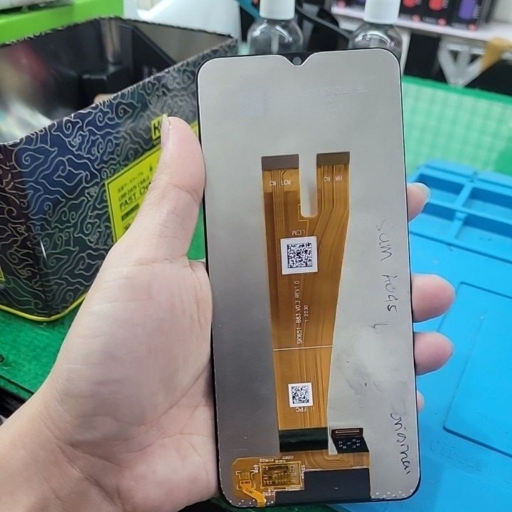lcd original cabutan samsung a045 a04 second