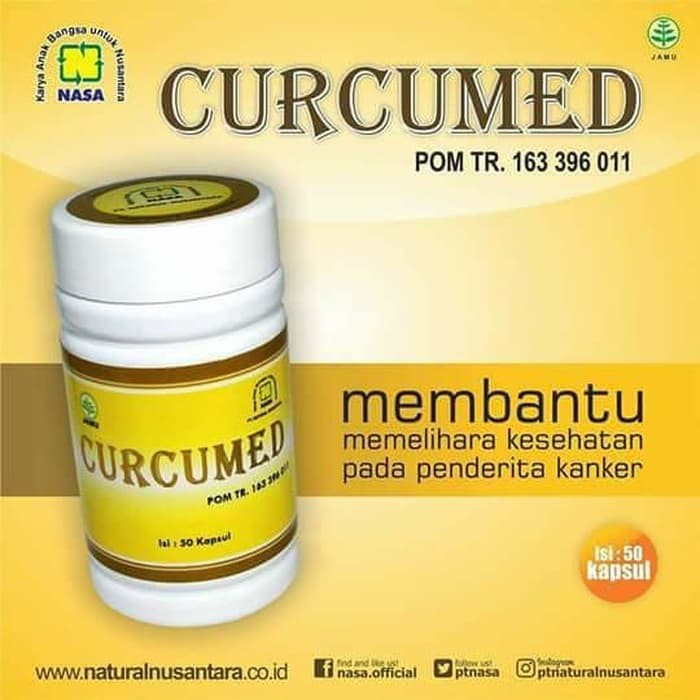 CURCUMED NASA obat kanker kista asli original herbal curcumed nasa
