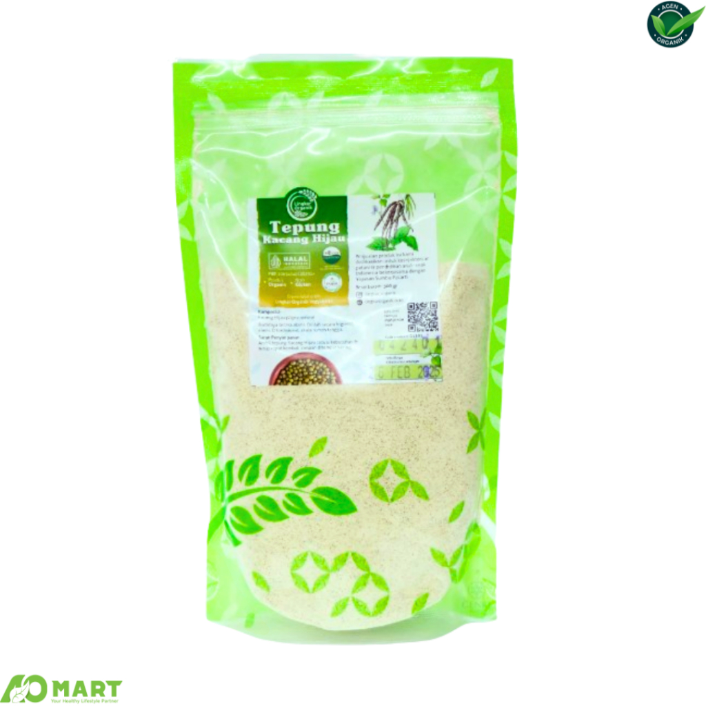 

Tepung kacang hijau Organik 500 gram - Lingkar Organik