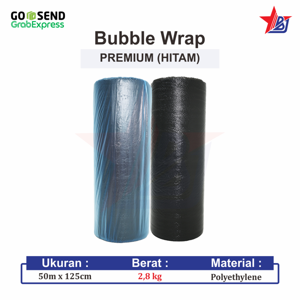 

Terlaris Bubblewrap Bungkus Biru 50m x 125cm/Plastik Bubble Wrap HITAM BUBLE PREMIUM/ROLL MURAH