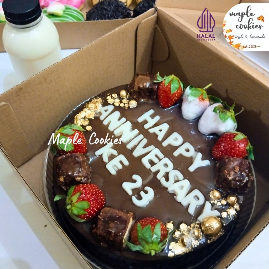 

Tart Puding | Puding Ultah | Puding Choco Fruity