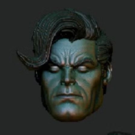 Headsculpt Head Superman Batman The Dark Knight Returns TDKR Mcfarlane Adam Muff Toys Notaman Shf NW