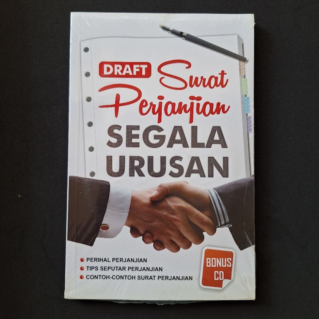 

BUKU // DRAFT SURAT PERJANJIAN SEGALA URUSAN