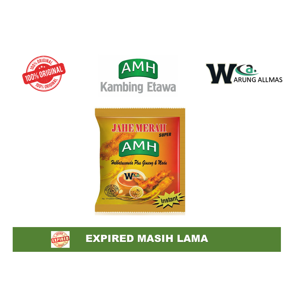 

AMH Jahe Merah Kemasan 20g