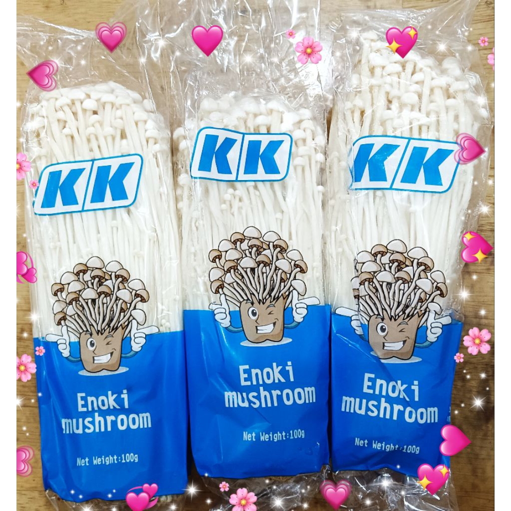 

JAMUR ENOKI 100GR/ ENOKI JAMUR