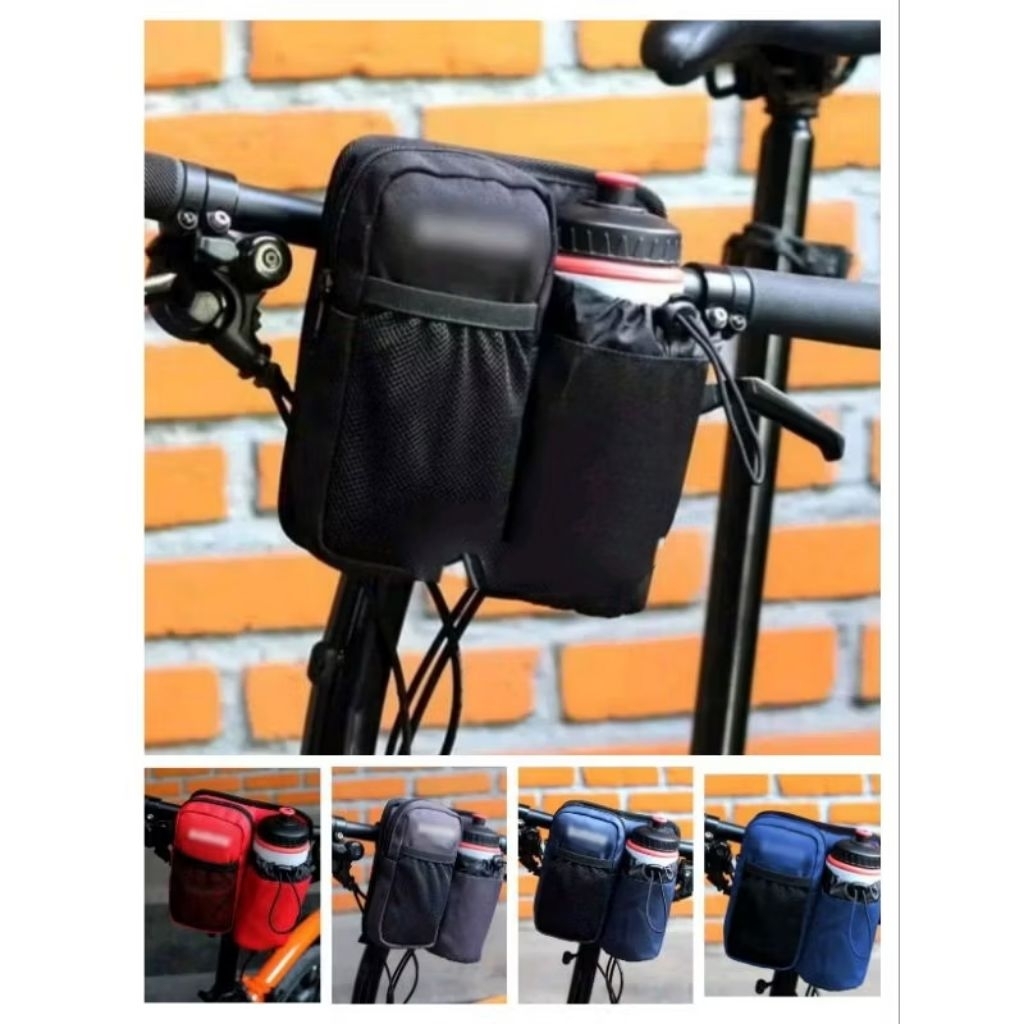tas stang sepeda lipat tas handlebar seli tas botol sepeda
