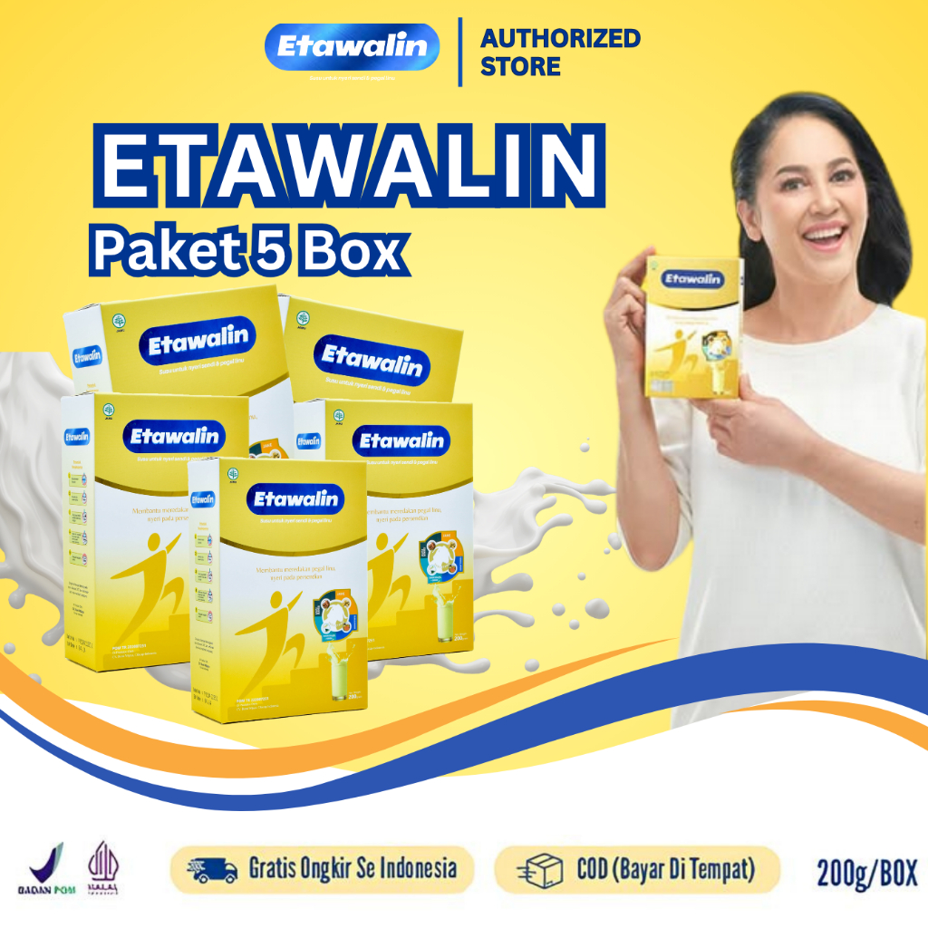 

Etawalin Susu Etawa Original Atasi Asam Urat Nyeri Sendi 5 Box