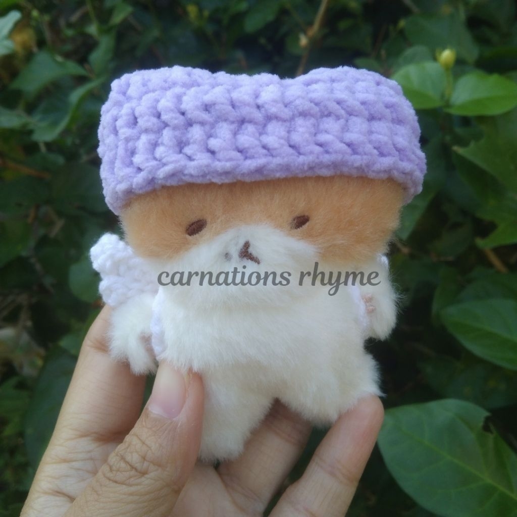 Crochet doll outfit teolaegi keyring Kkuru With Wings Essence of Reverie