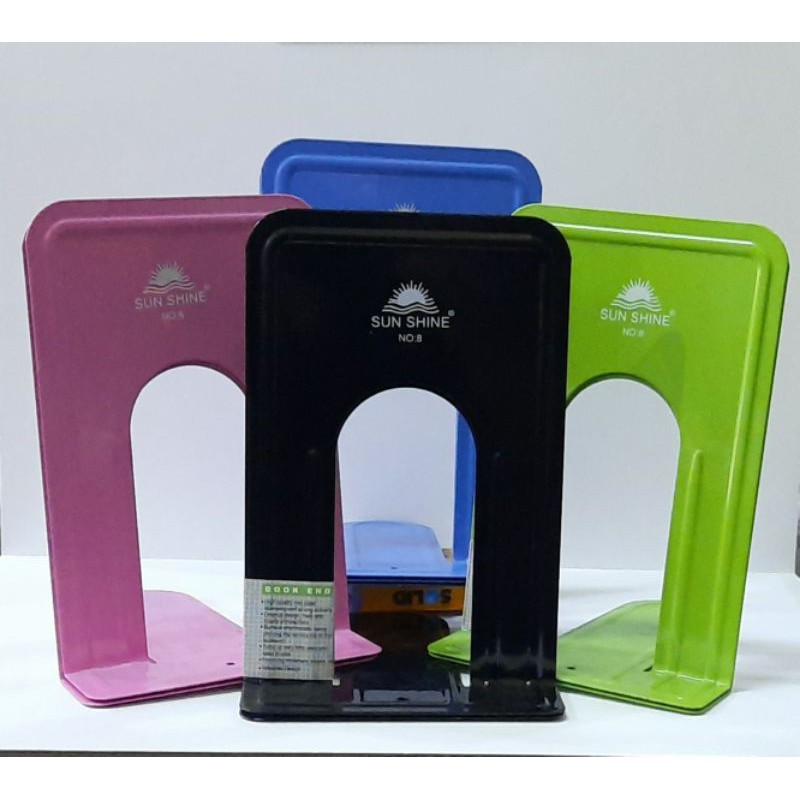 

PEMBATAS BUKU BOOKEND BESI SANDARAN PENYANGGA BUKU NO.8 20CM SEPASANG WARNA WARNI