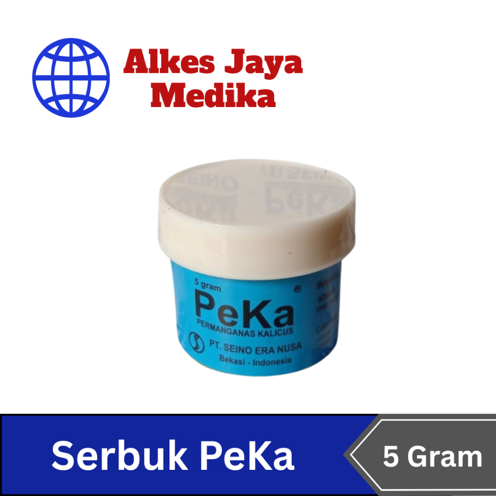 Serbuk PK (PeKa) 5gr - Obat Kulit Permanganas Kalicus