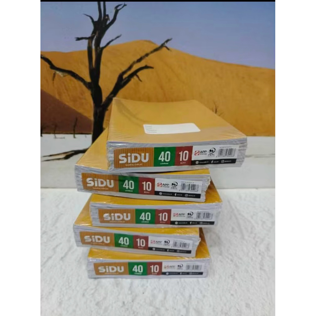 

Promo (10BUKU) Buku Tulis Sinar Dunia SIDU Isi 40 Cover Depan Motif Seperti di Sampul COKLAT KRAFT