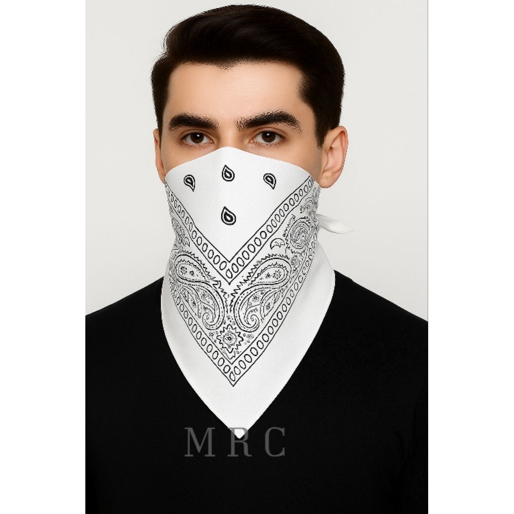 Slayer Bandana Ulos | Paisley Scraf Syal | Ikat Kepala | Masker Penutup Mulut Berkendara