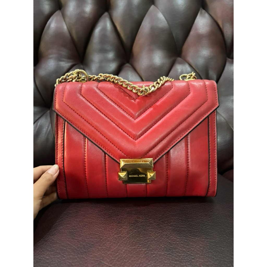 Tas Michael Kors Wanita Merah