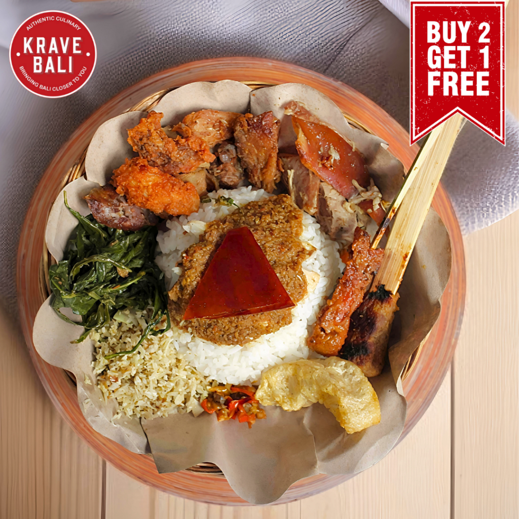 

Buy 2 Get 3 - Bigul Swari Babi Guling Komplit - Makanan Khas Bali Asli - Krave Bali