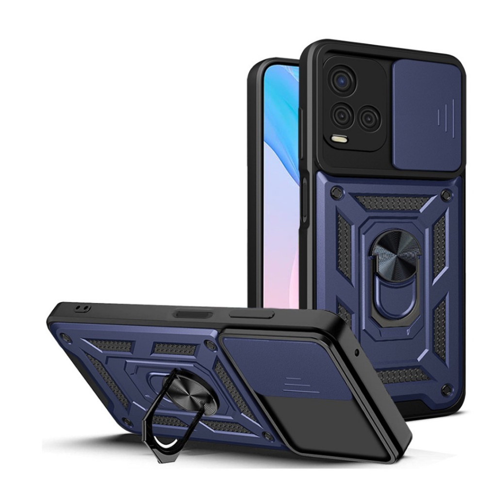 Hard Case Vivo Y21 Y21A Y21s Armor Defence Slide Cover
