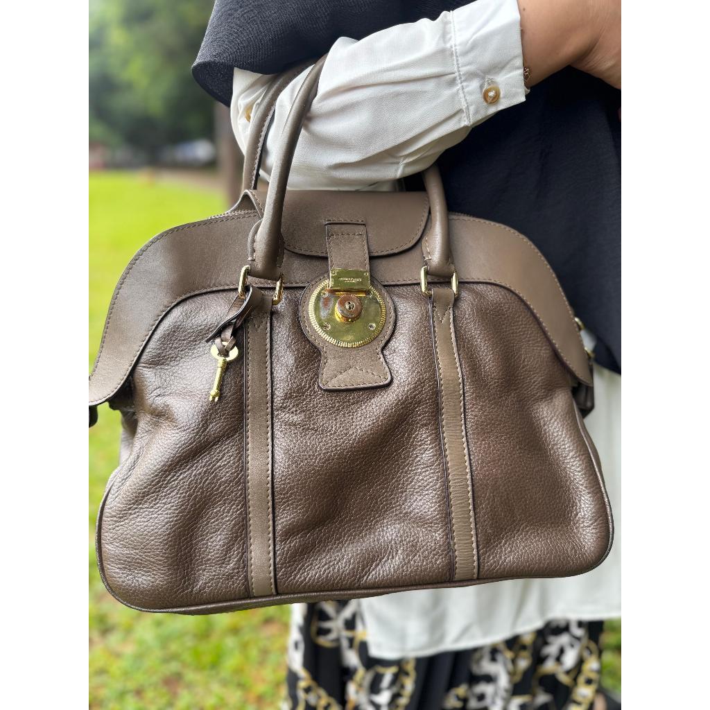 PRELOVED TAS BURBERRY COKLAT