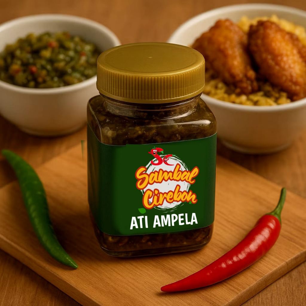 

SAMBAL ATI AMPELA CABE HIJAU pedas dowerrr jeh..