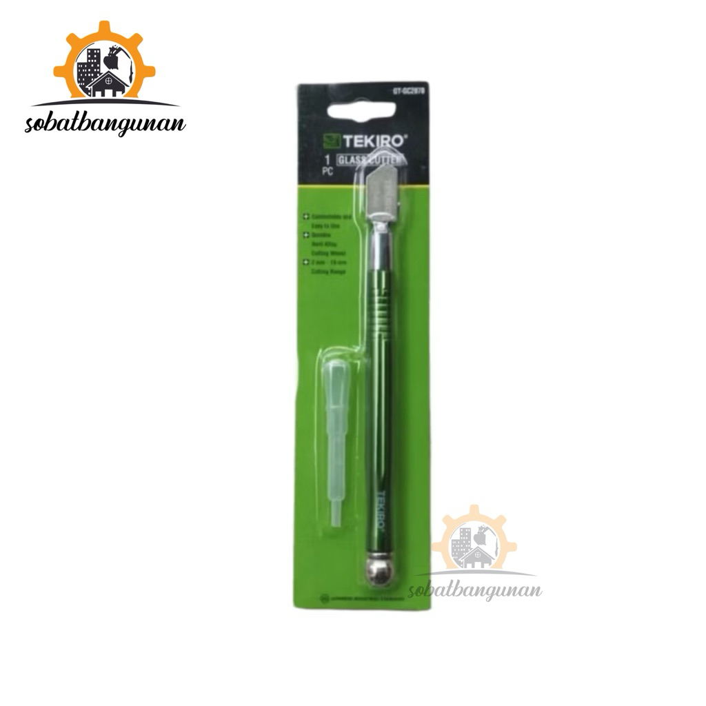 

TEKIRO Alat Pemotong Kaca 2-19mm / Glass Cutter GT-GC2070