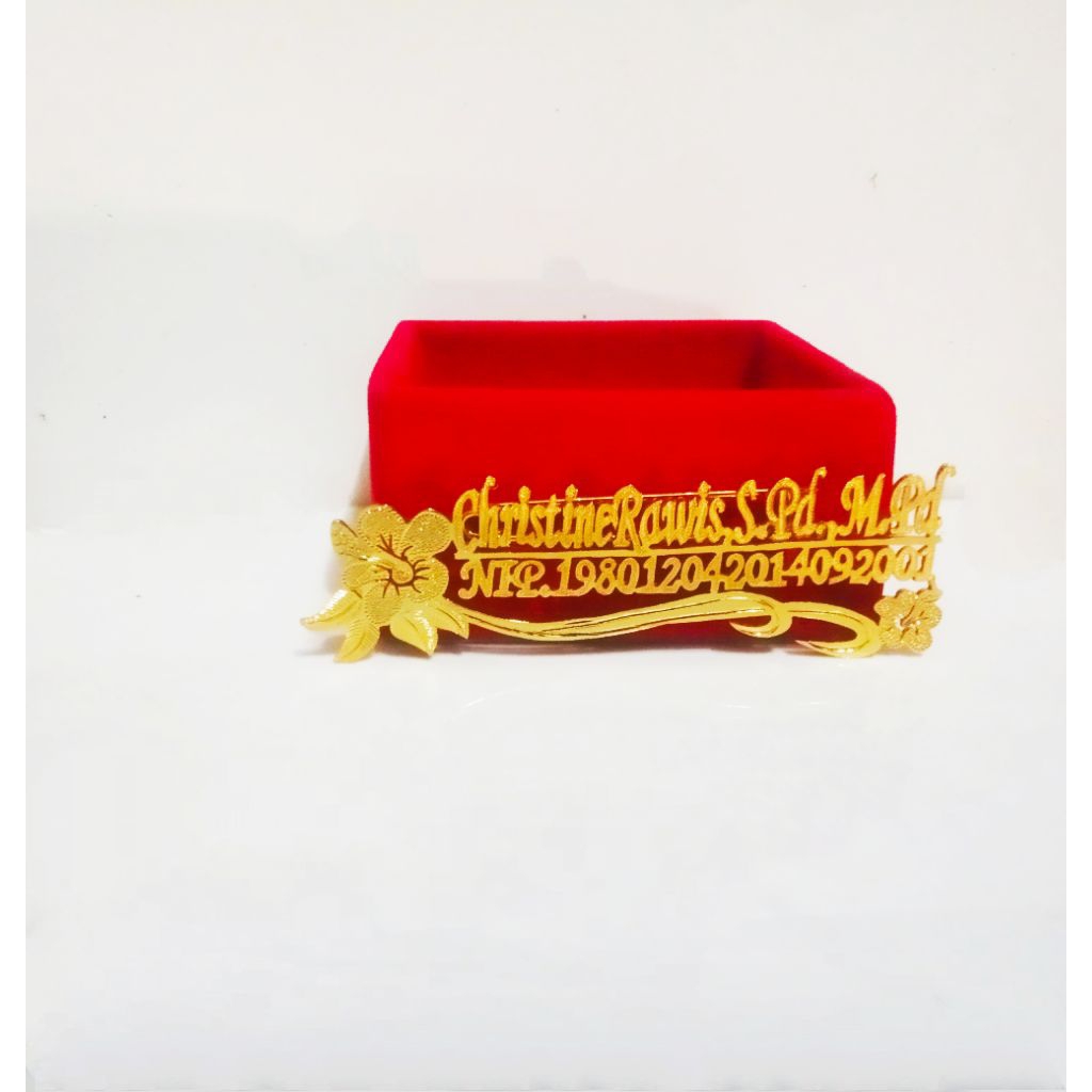 bros nip gutu ukir nama lapis emas