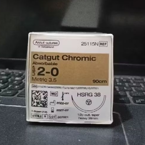 catgut chromic 2/0 box