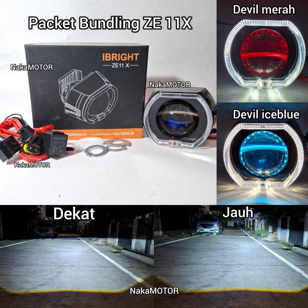 PACKET BUNDLING BILED IBRIGHT ZE11X 2,5inc Biled Projector