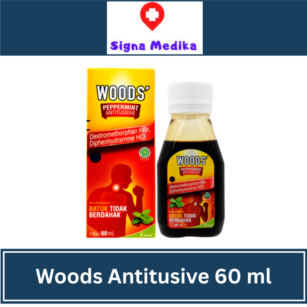 Woods Antitusive 60 ml - Obat Batuk Kering